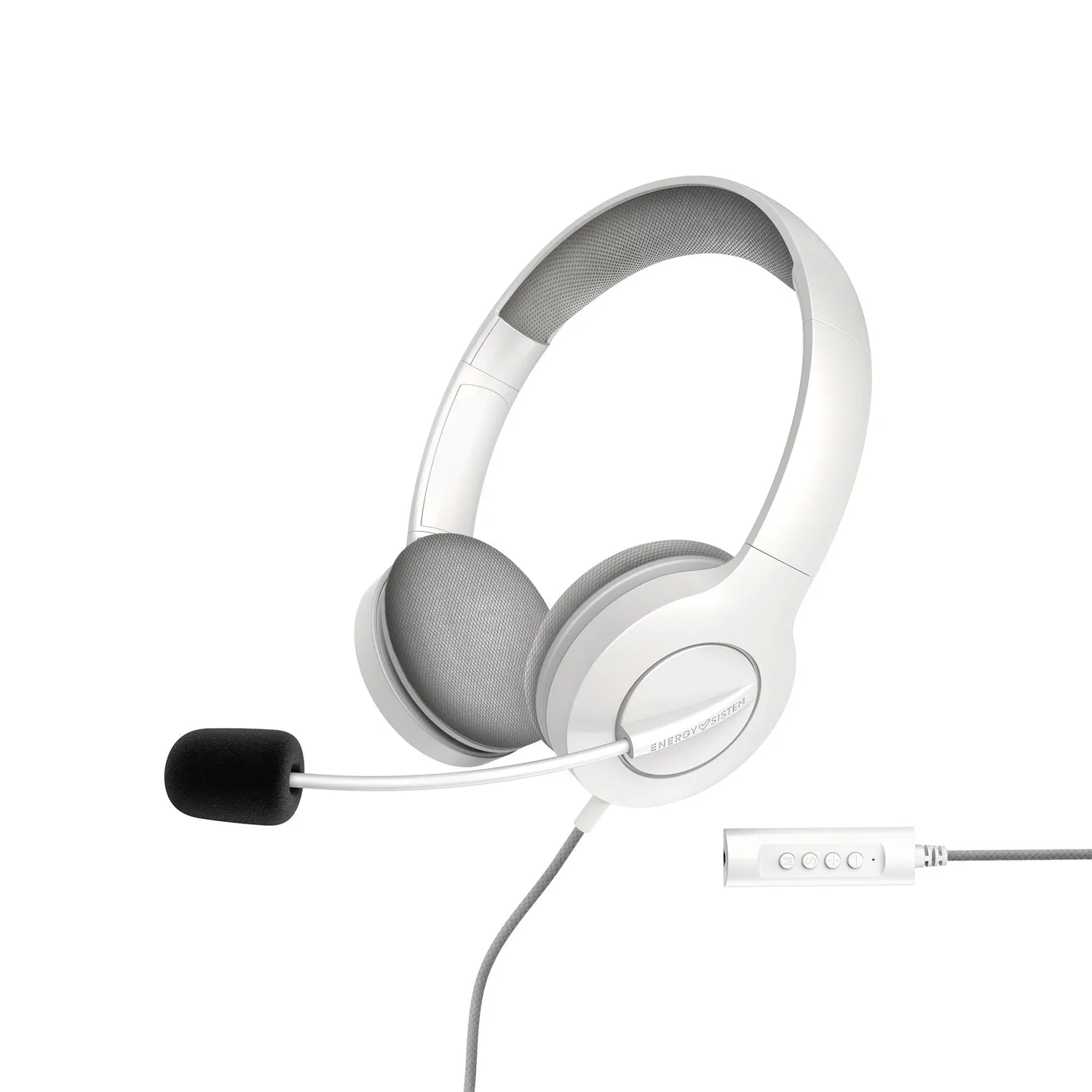 Energy Sistem Office 3 casque micro noir jack USB visio