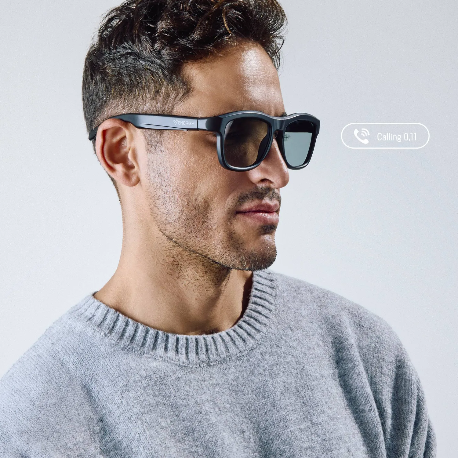 Energy Sistem LightFlex lunettes audio noires polarisées Bluetooth