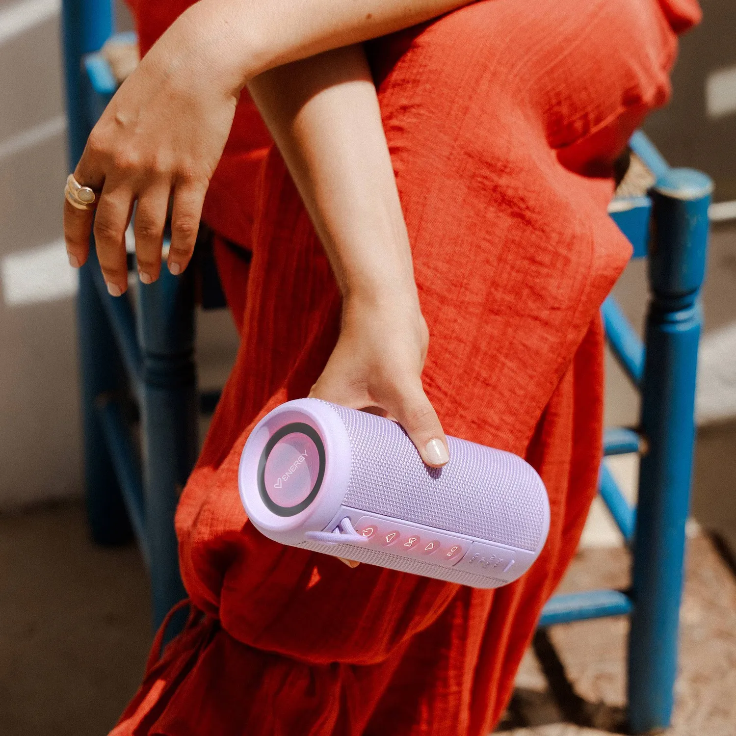 Energy Sistem Sunset Speaker enceinte Bluetooth mauve 25W RGB