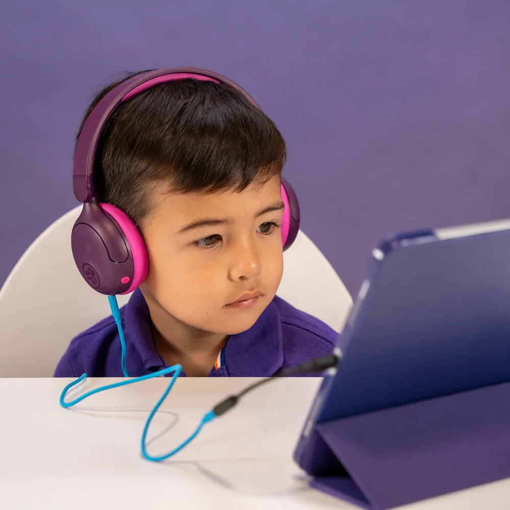 JLab JBuddies ANC casque enfant bluetooth violet 48h