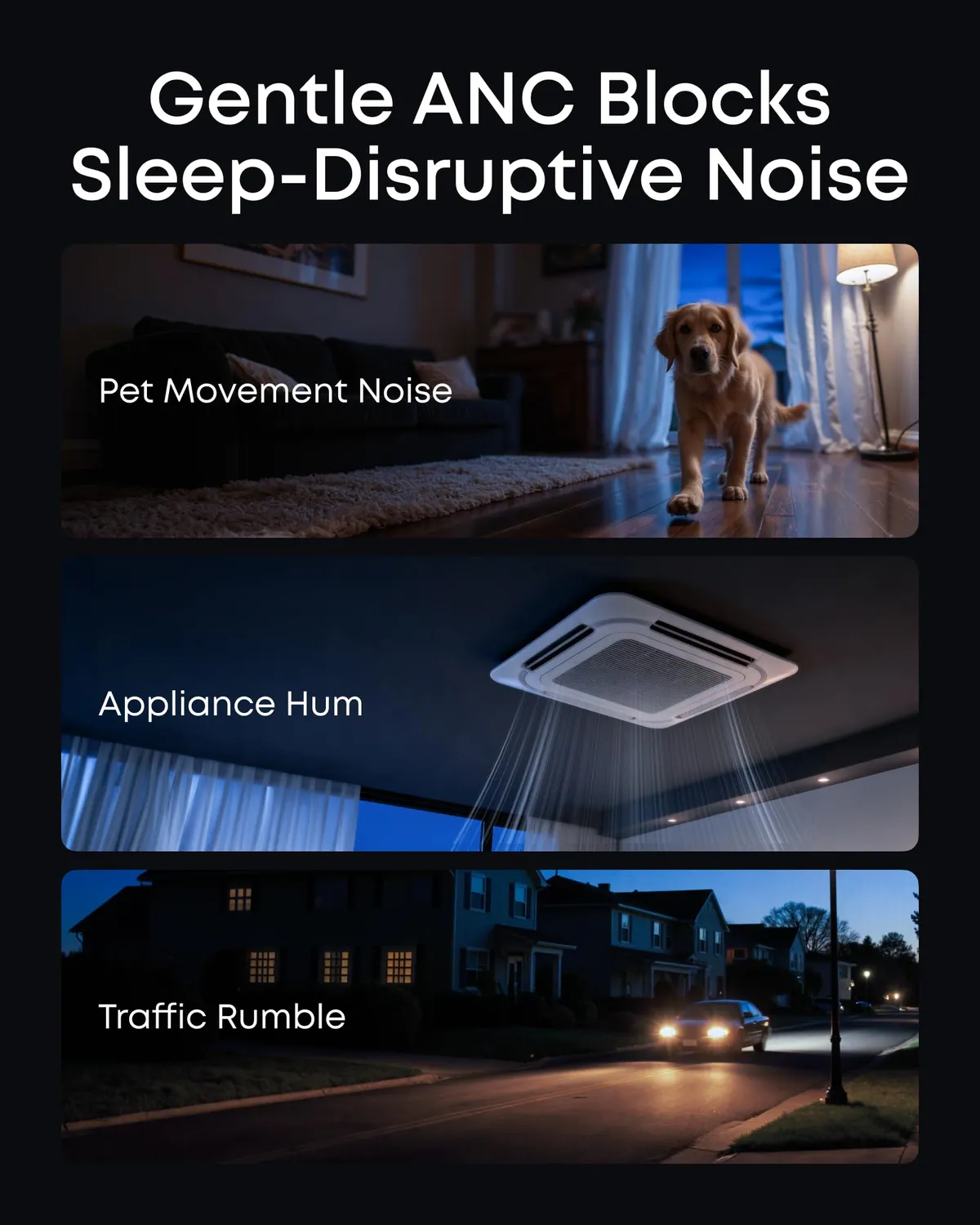 Soundcore Sleep A30 écouteurs sommeil vert anti-ronflement
