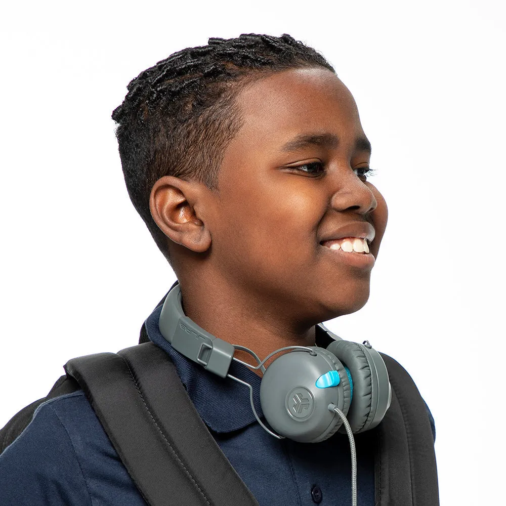 JLab JBuddies Learn casque enfant filaire gris volume limité