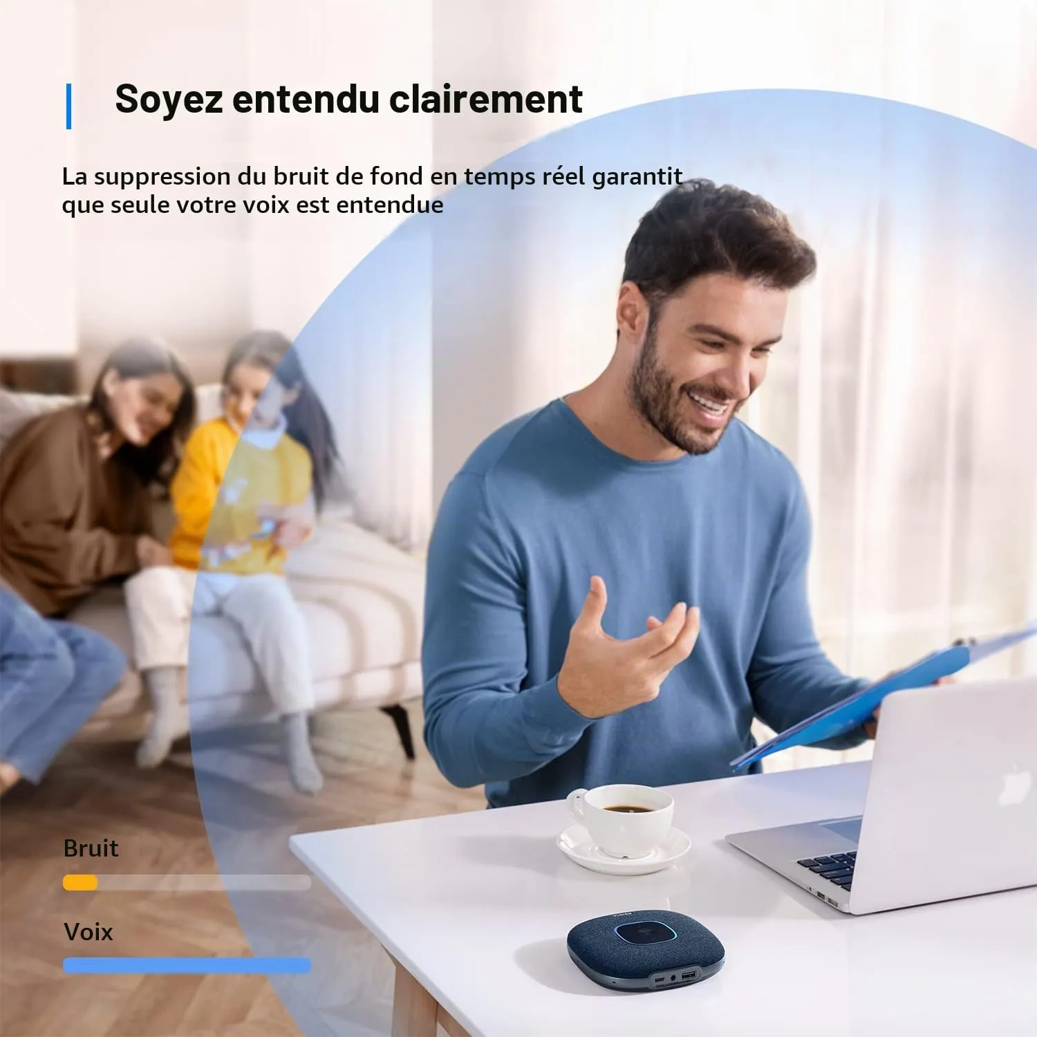 soundcore PowerConf S3 enceinte conférence Bluetooth 24h