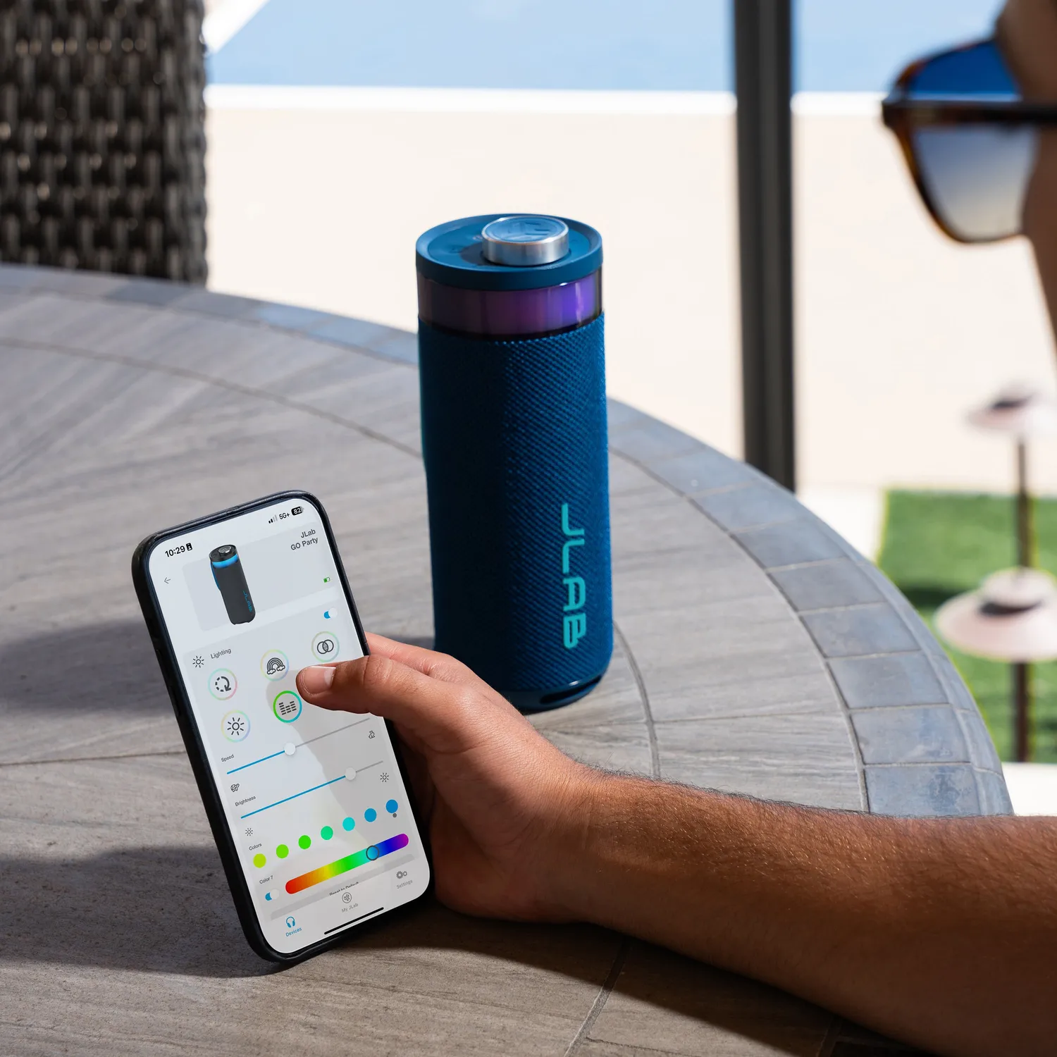 JLab GO Party enceinte bluetooth marine IP56 10W