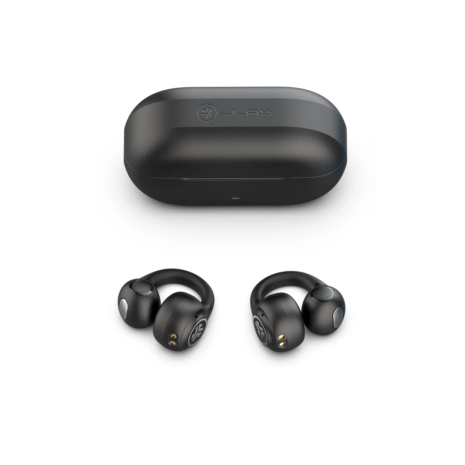 JLab Flex Open écouteurs open-ear noirs multipoint