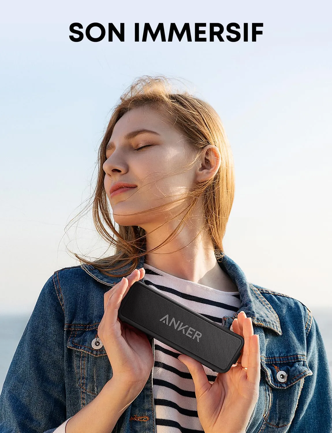 Soundcore 2 enceinte bluetooth noir 24h basses