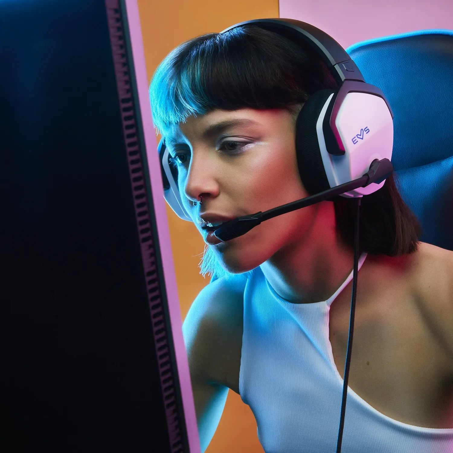 Energy Sistem ESG 3 Casque Gaming White Thunder Micro