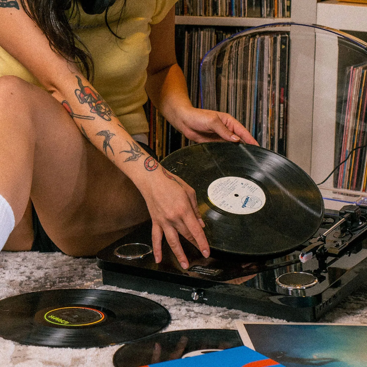 Energy Sistem Morrison BlackSpin platine vinyle Black Bluetooth
