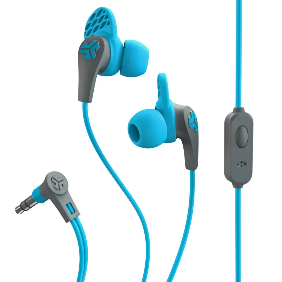 JLab JBuds Pro Signature écouteurs filaires bleu confort