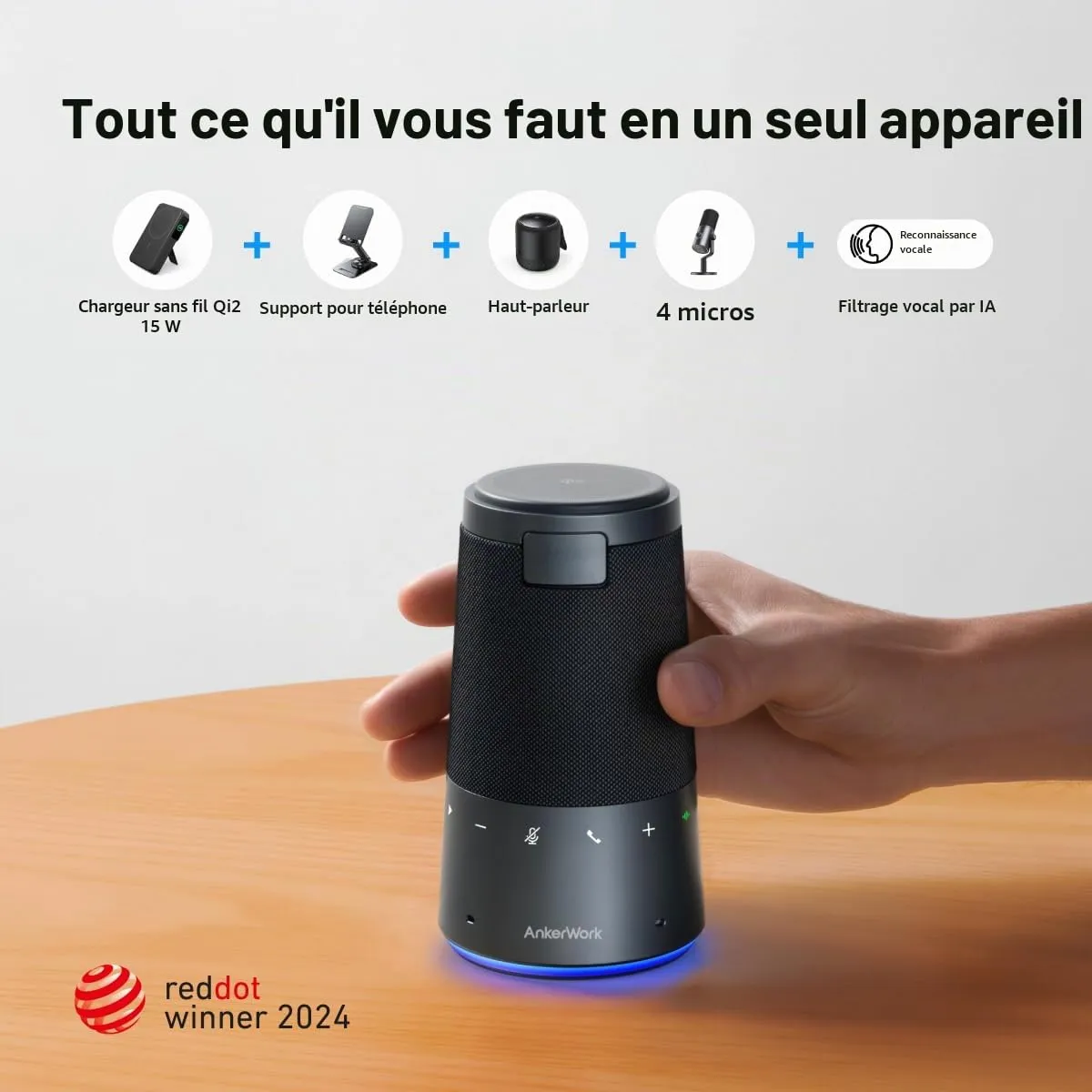AnkerWork S600 enceinte conférence Bluetooth 16h