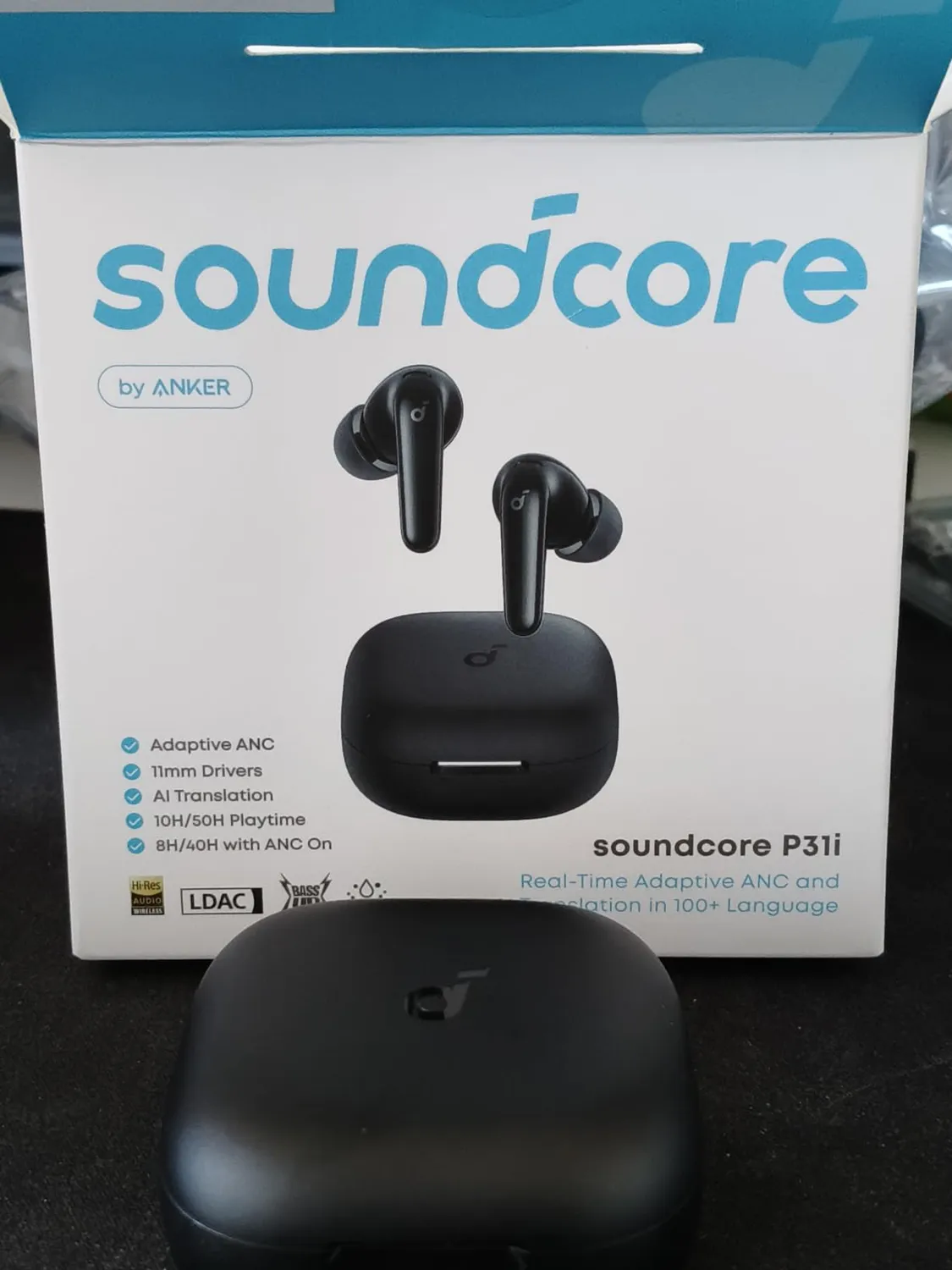 Soundcore P31i écouteurs Bluetooth blanc LDAC ANC