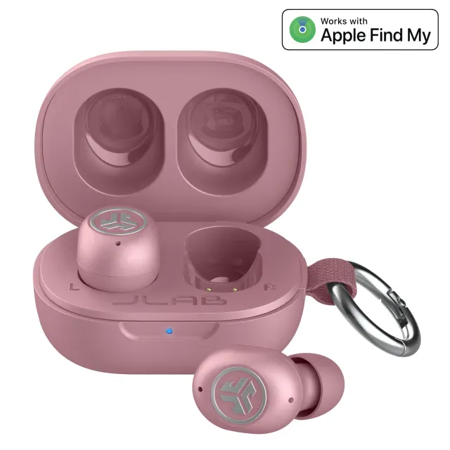 JLab JBuds Mini ANC écouteurs rose pastel mini