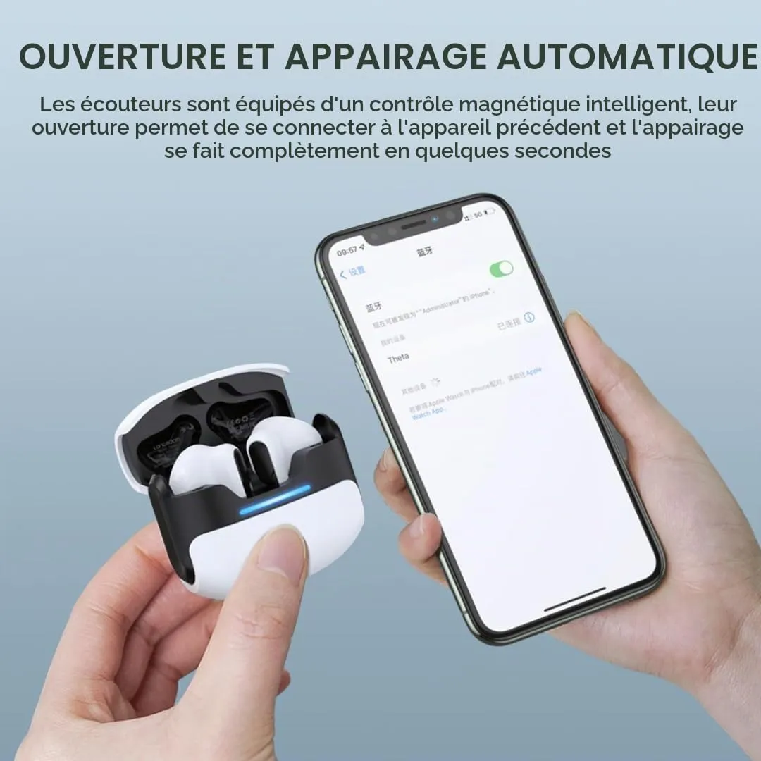 Soundswealth Gaming 45ms écouteurs sans fil blanc ENC