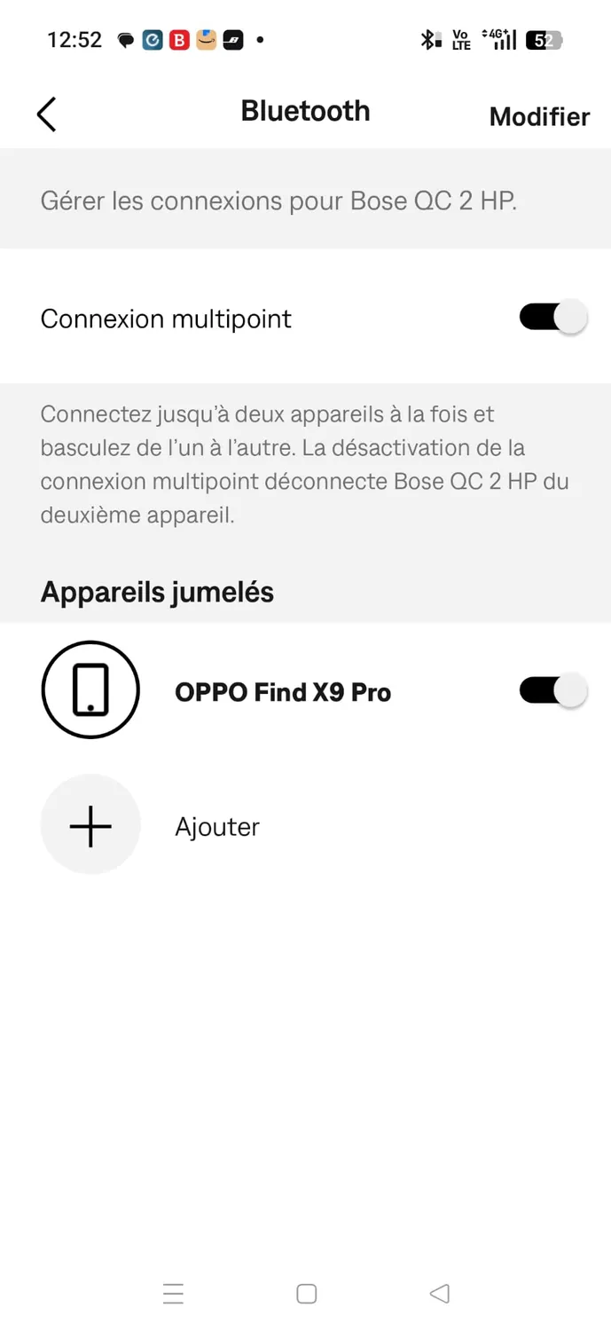 Bose QuietComfort 2e génération casque mauve rosé réduction bruit
