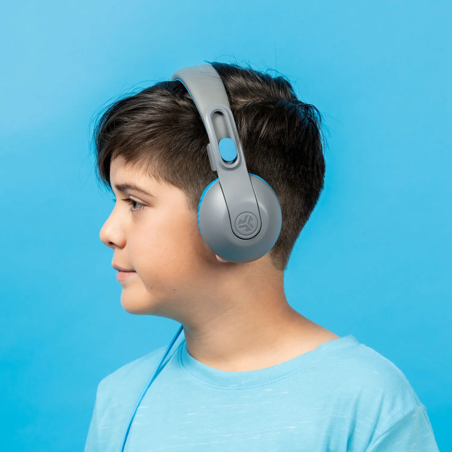 JLab JBuddies Studio 2 casque enfant Bluetooth bleu 70h