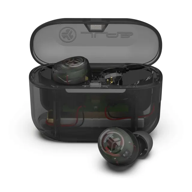 JLab GO Pop+ écouteurs bluetooth transparent 35h IPX4