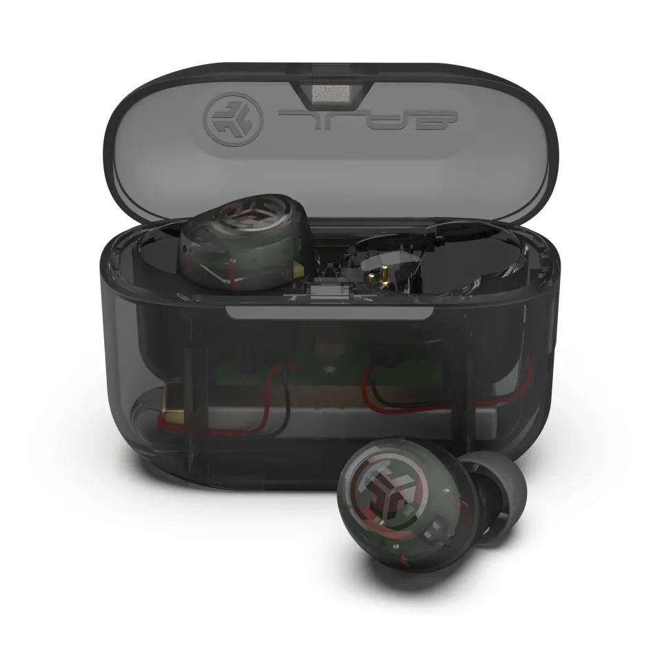 JLab GO Pop+ écouteurs bluetooth transparent 35h IPX4