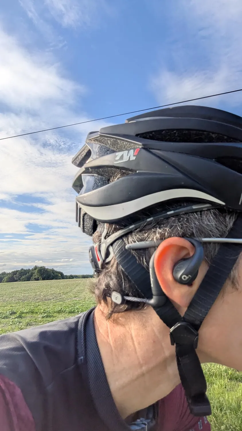 Soundcore AeroFit Pro écouteurs open-ear blanc forêt LDAC