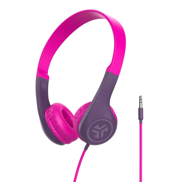 JLab JBuddies Pop casque enfant filaire rose volume limité