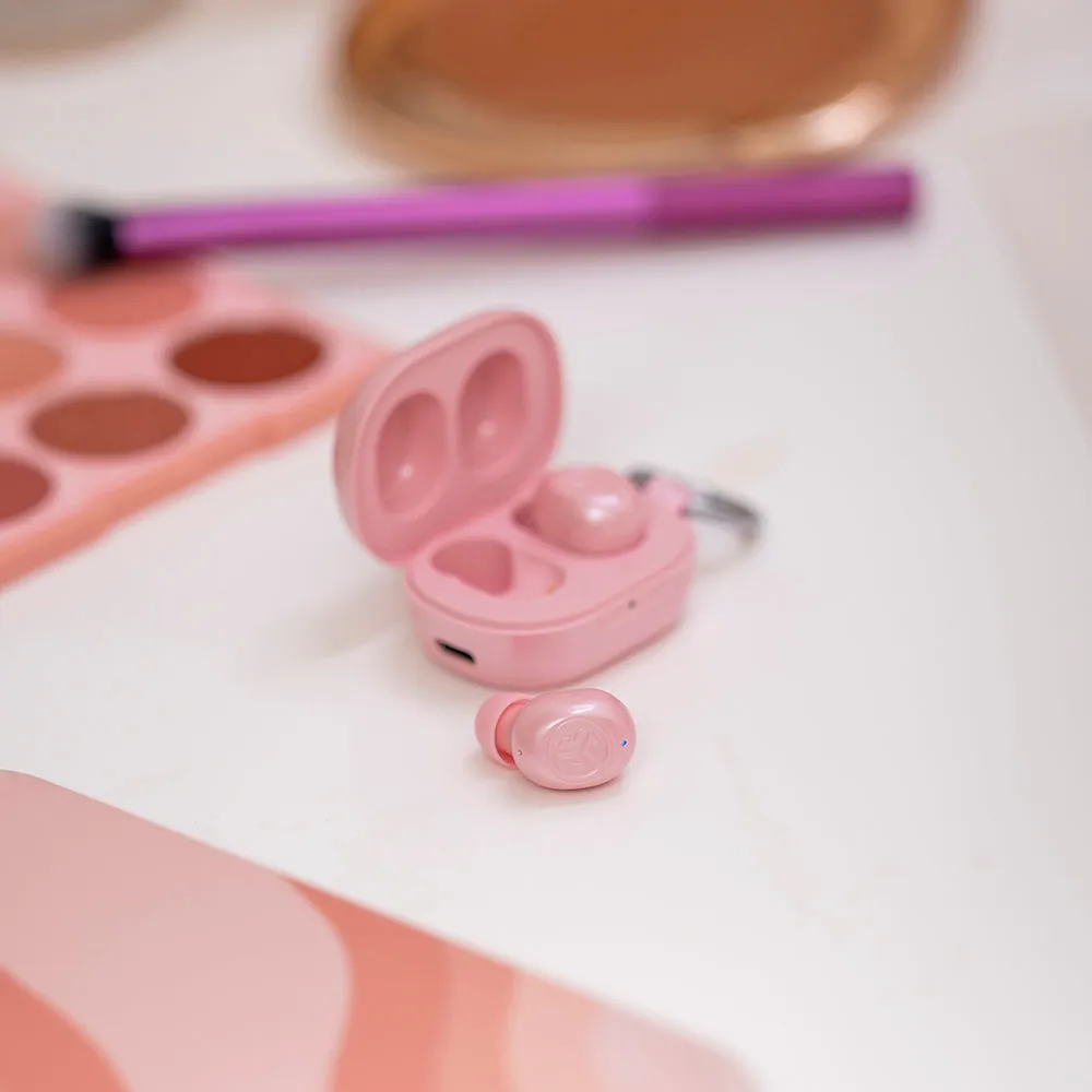 JLab JBuds Mini ANC ecouteurs bluetooth rose blush