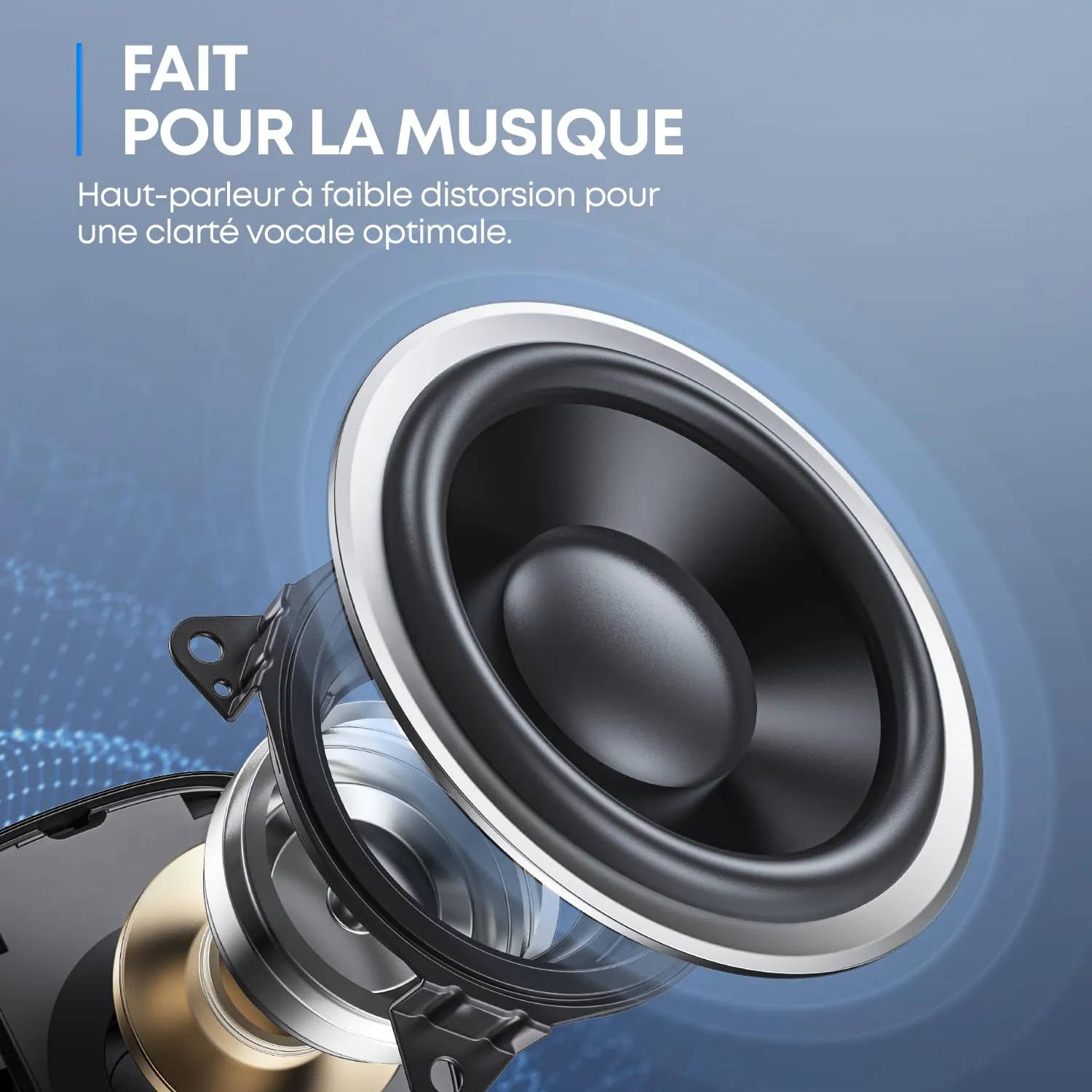 Soundcore PowerConf S500 enceinte conférence Noire Zoom 12 pers
