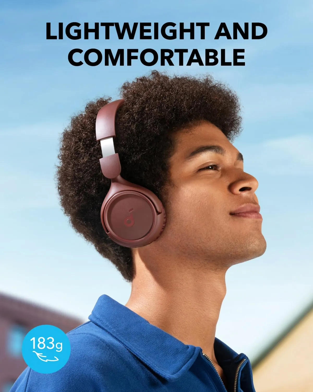 Soundcore H30i casque bluetooth rouge 70h