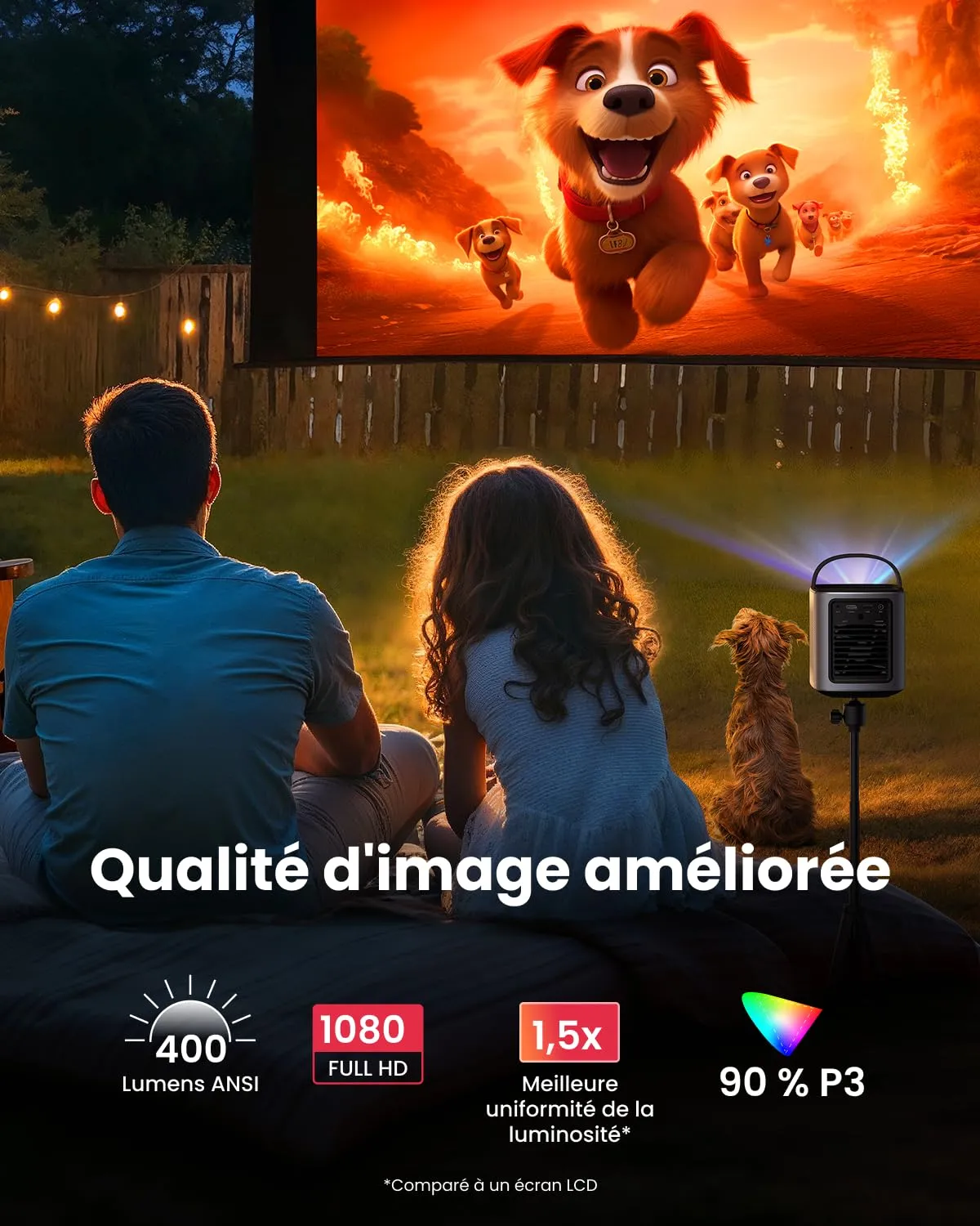 Nebula Mars 3 Air vidéoprojecteur 1080p Google TV