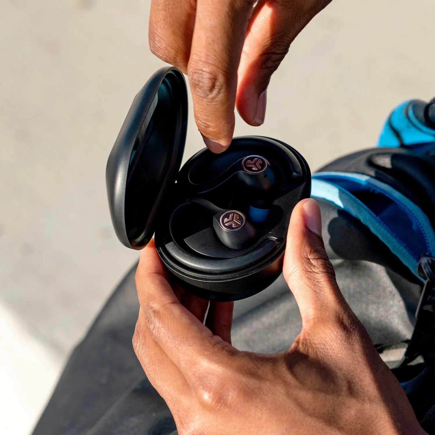 JLab JBuds Air Sport écouteurs bluetooth noir IP66