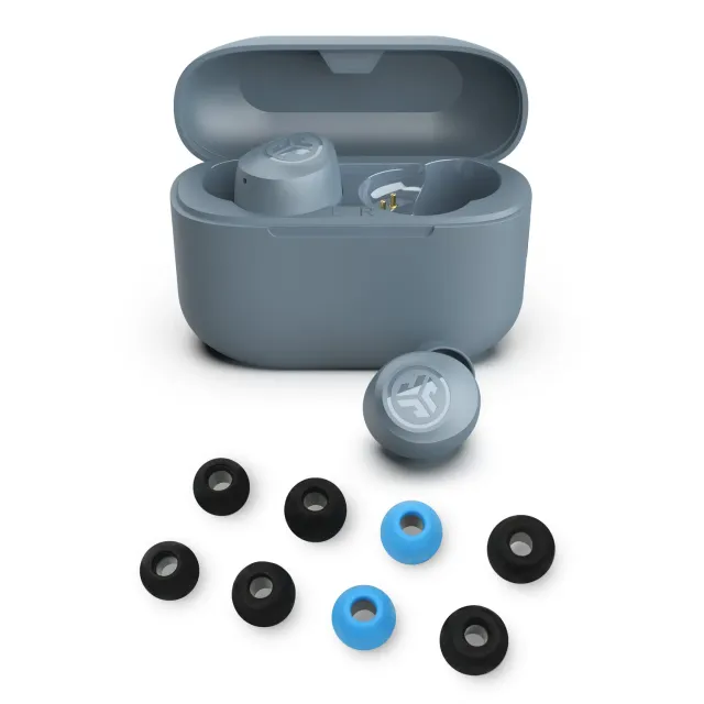 JLab GO Pop+ écouteurs sans fil ardoise 35h + mousse