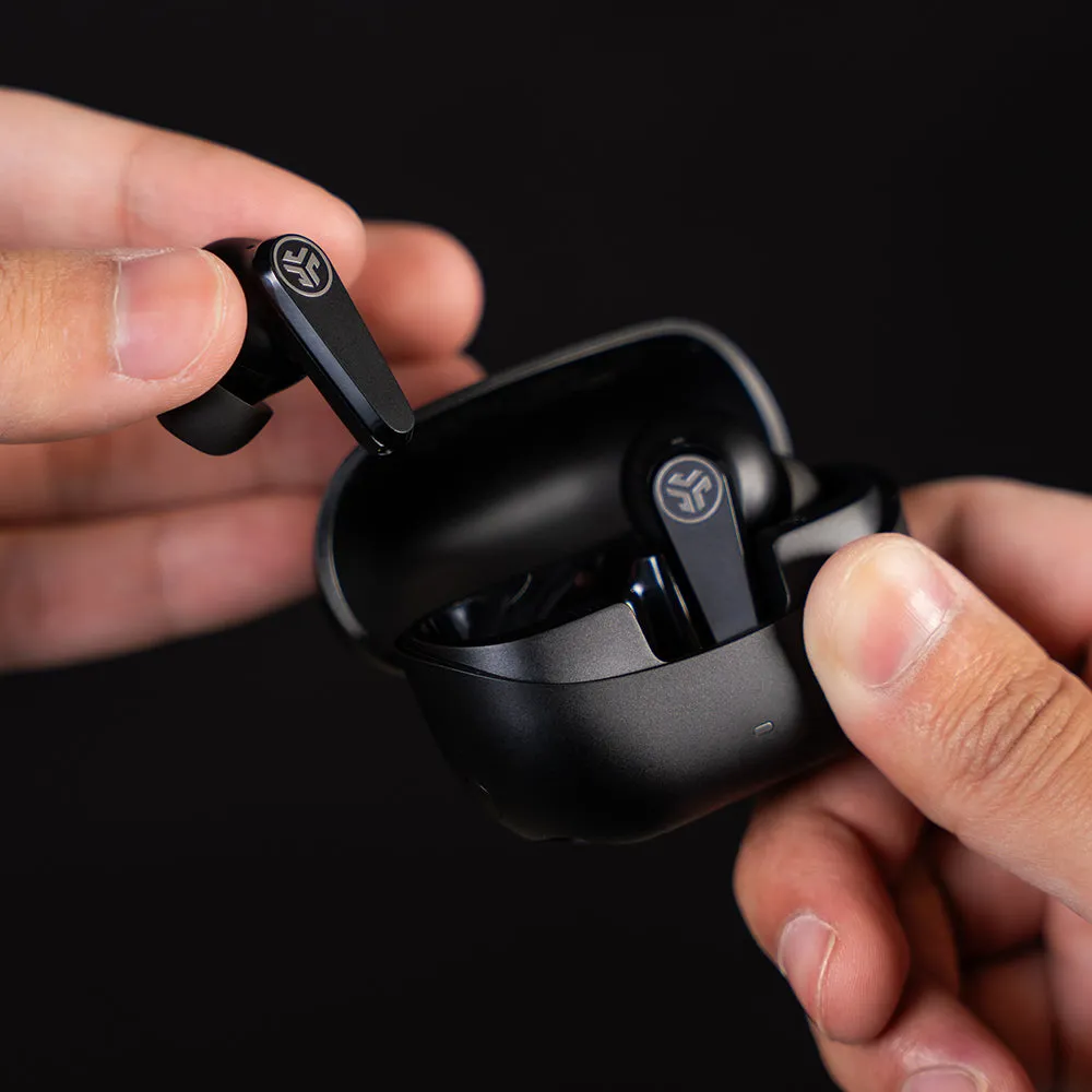 JLab Go Pods ANC écouteurs noir réduction bruit