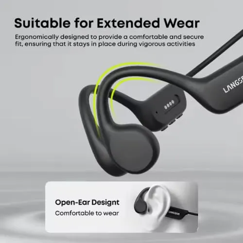 Soundswealth IPX8 écouteurs conduction osseuse natation