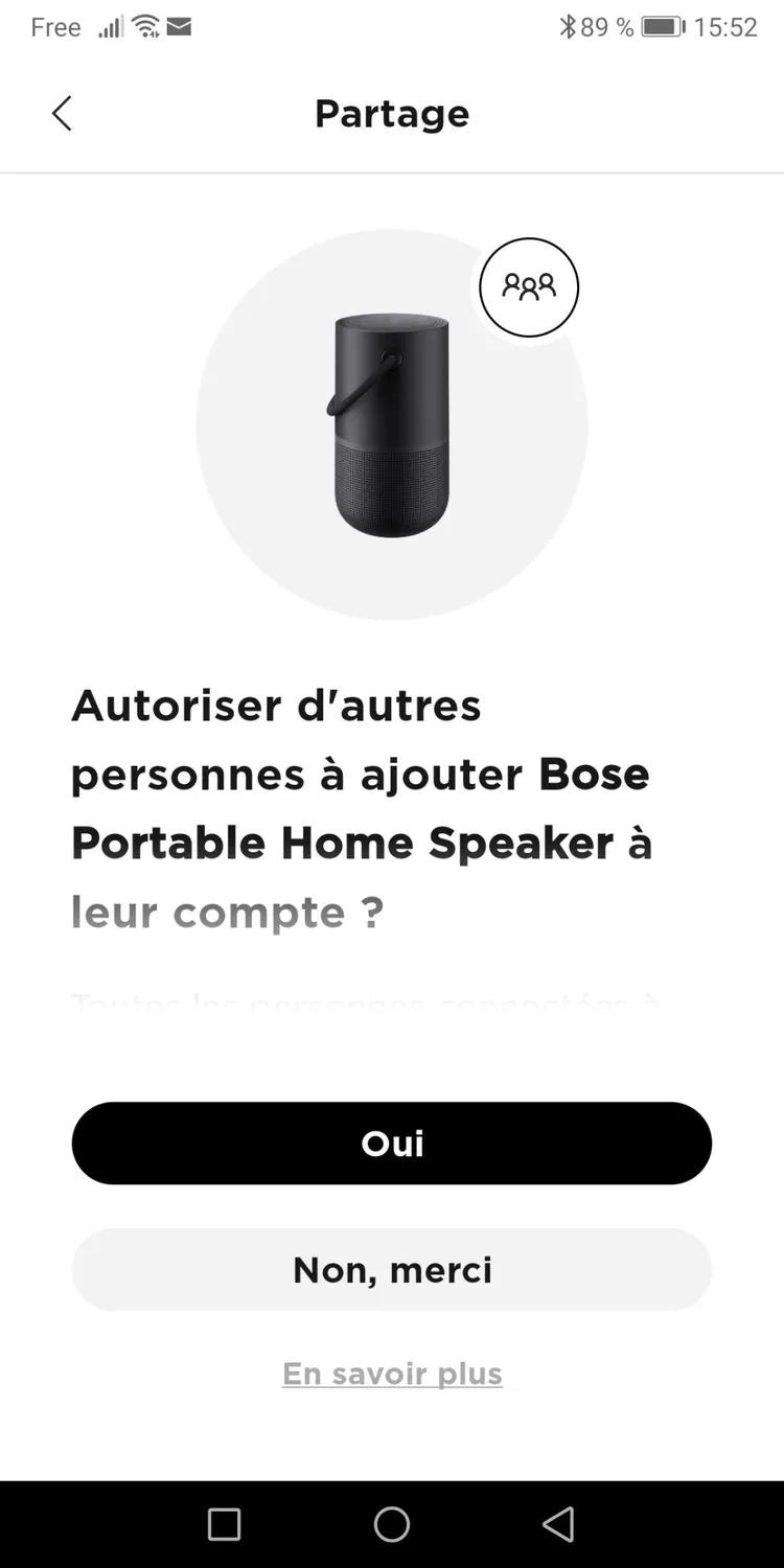 Bose Portable Home Speaker Bluetooth noir Alexa