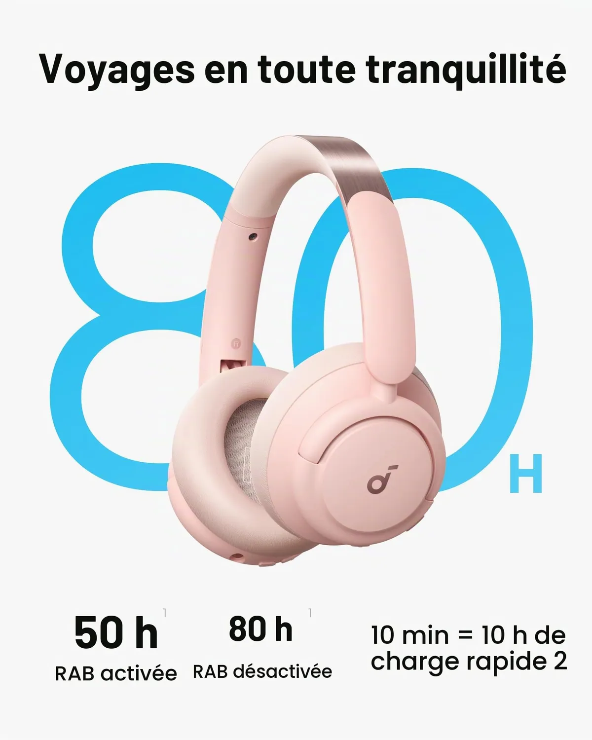 Soundcore Q30 casque Bluetooth ANC 50h noir
