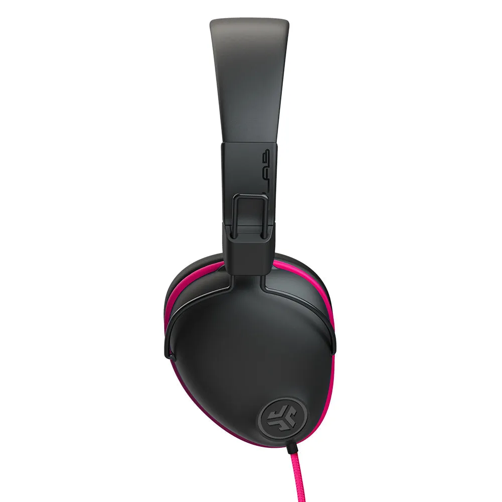 JLab JBuddies Pro casque filaire enfant rose 85dB