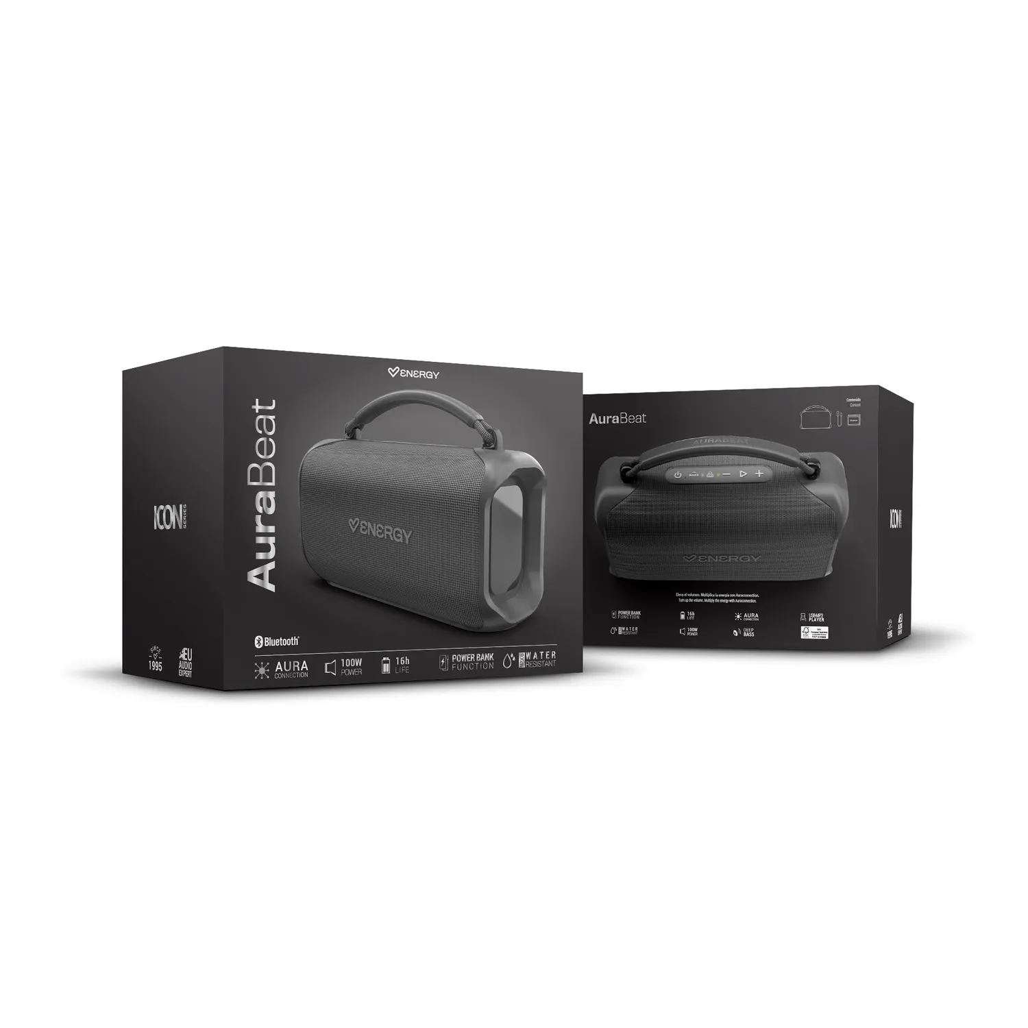 Energy Sistem AuraBeat enceinte bluetooth noir 100W