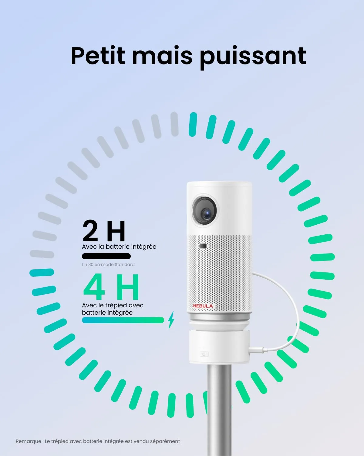 Anker Nebula Capsule Air vidéoprojecteur Google TV Netflix
