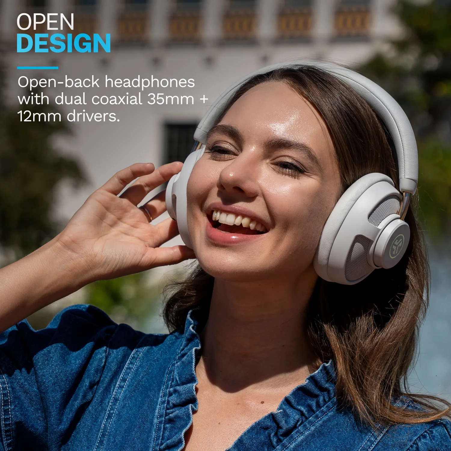 JLab JBuds Open casque ouvert cloud 24h multipoint