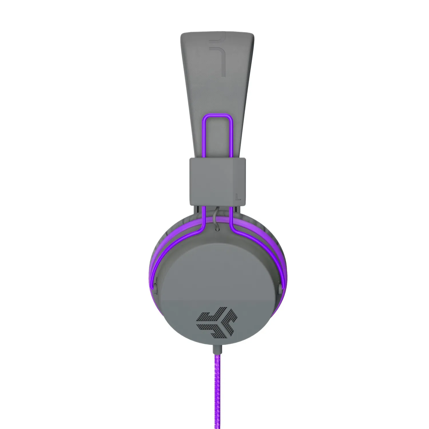 JLab JBuddies Studio casque filaire enfant graphite violet USB-C 85dB