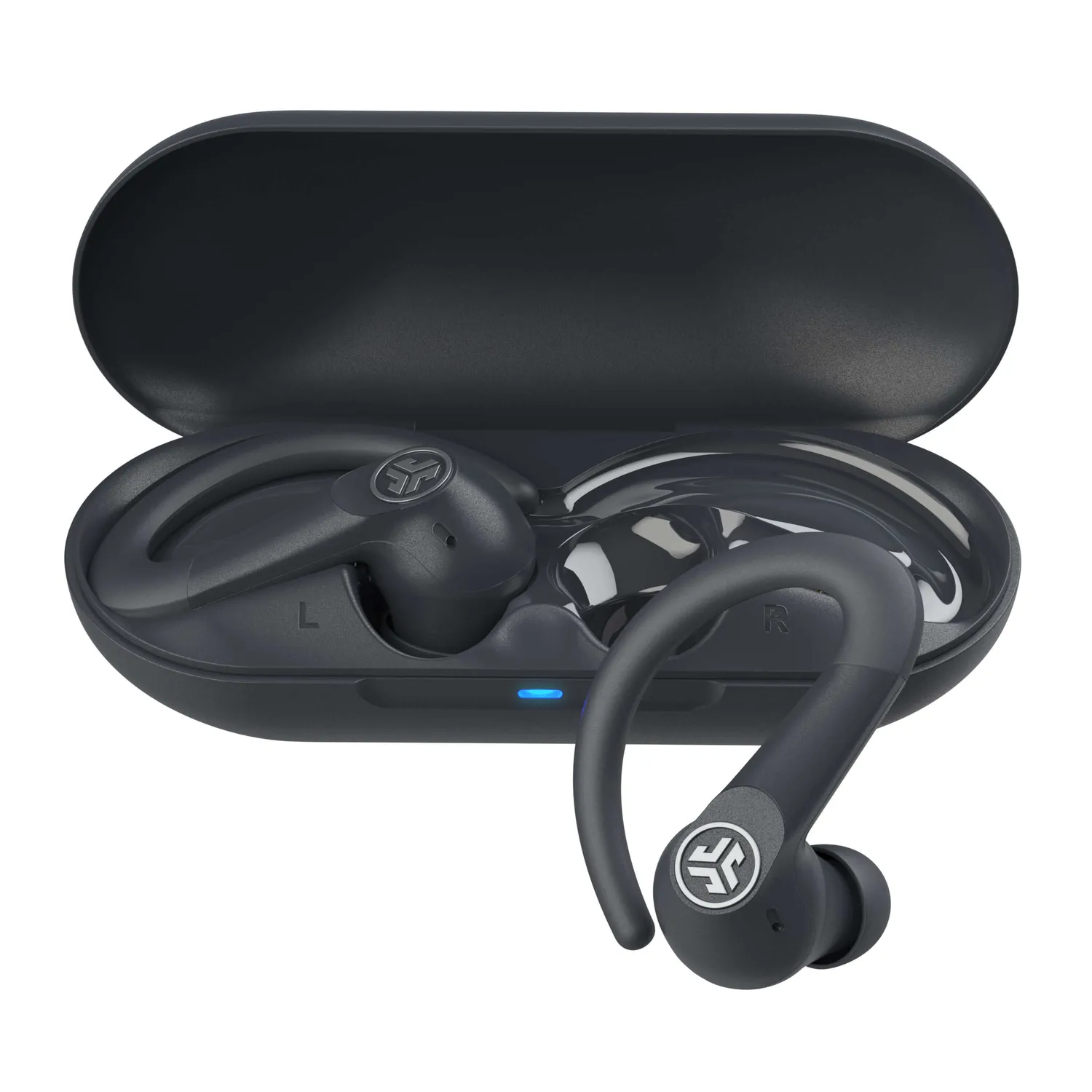 JLab GO Sport ANC Écouteurs Bluetooth Gris foncé